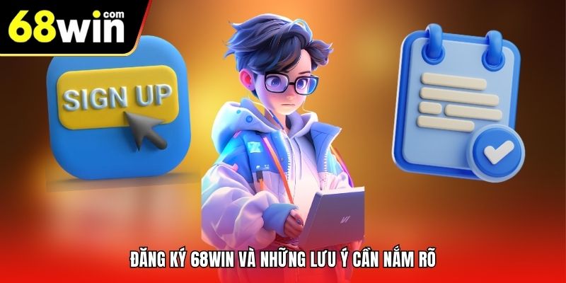 Đăng ký 68win và những lưu ý cần nắm rõ
