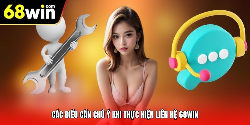 Các điều cần chú ý khi thực hiện liên hệ 68win
